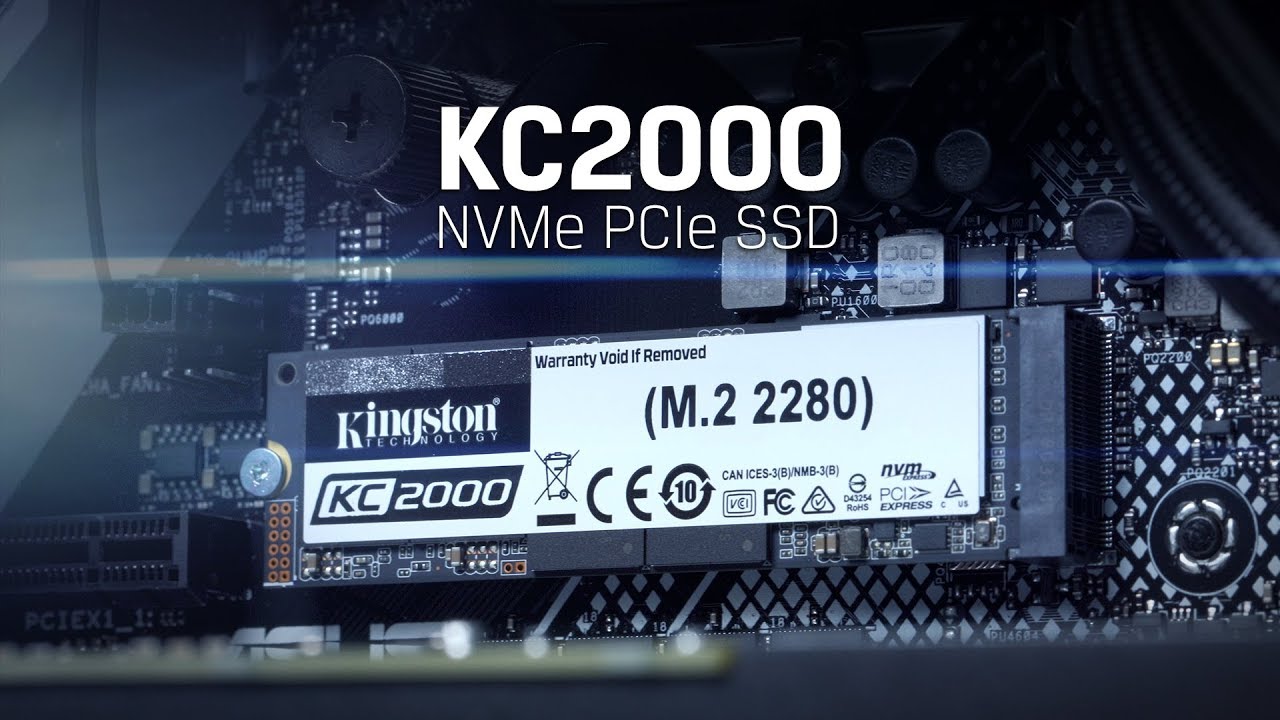 Kingston presenta el KC2000NVMe PCIe SSD de última generación