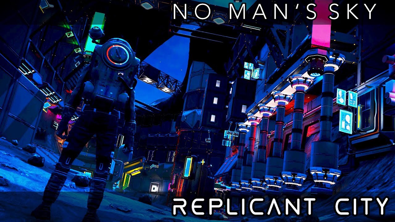 Los jugadores de No Man’s Sky construyen una increíble ciudad cyberpunk