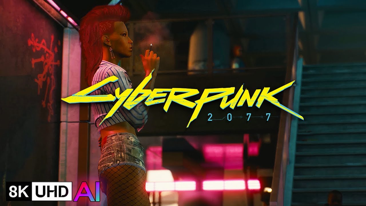 Nuevo trailer 8k mejorado con IA de Cyberpunk 2077