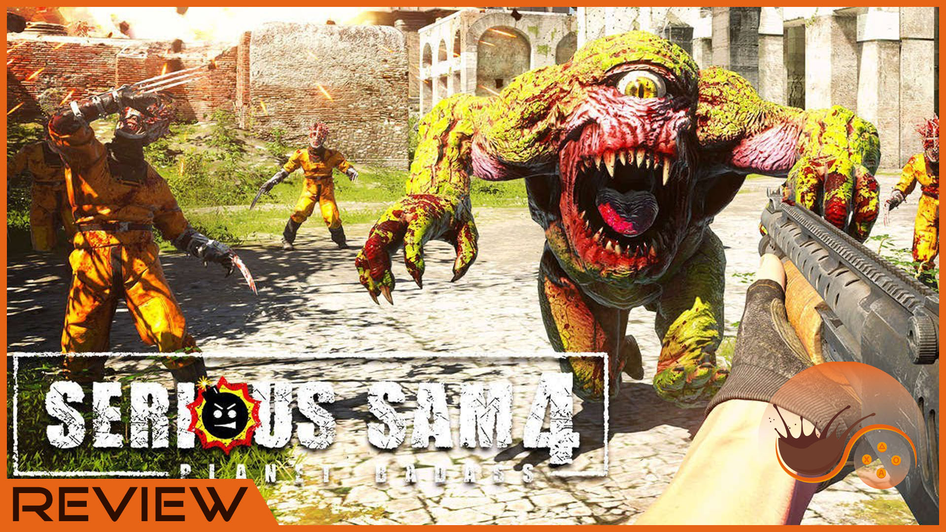 Most serious worst. Сириус Сэм 4. Крутой Сэм 4 Сэм. Serious Sam 4 обложка.