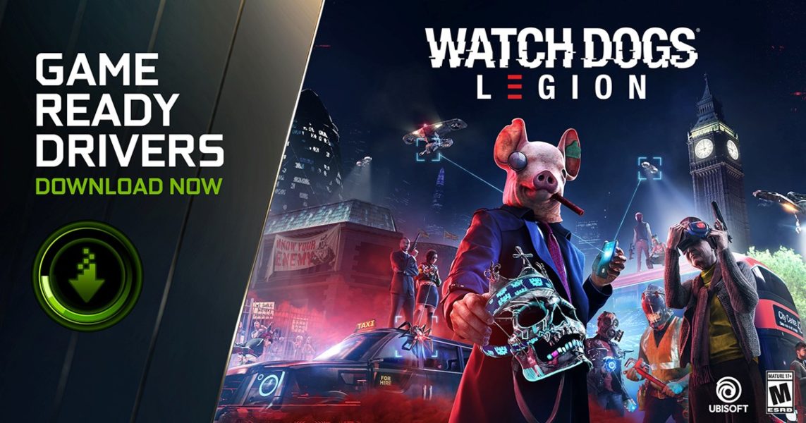 ¡GeForce Gamers están Game Ready para Watch Dogs: Legion!