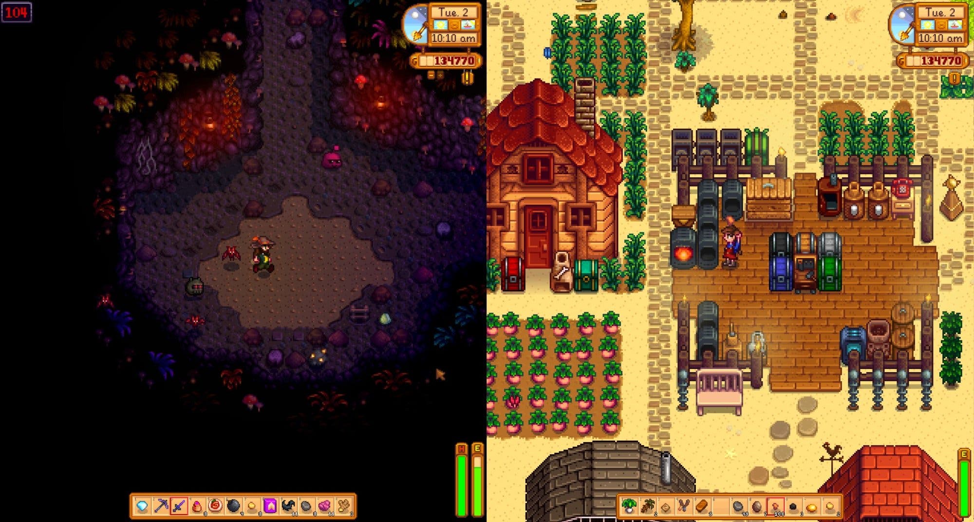 Stardew Valley pronto tendrá modo multijugador cooperativo en pantalla dividida