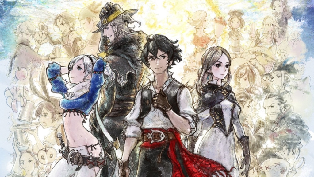 Bravely Default II, detalles de los trabajos, personajes principales, el mundo y el sistema