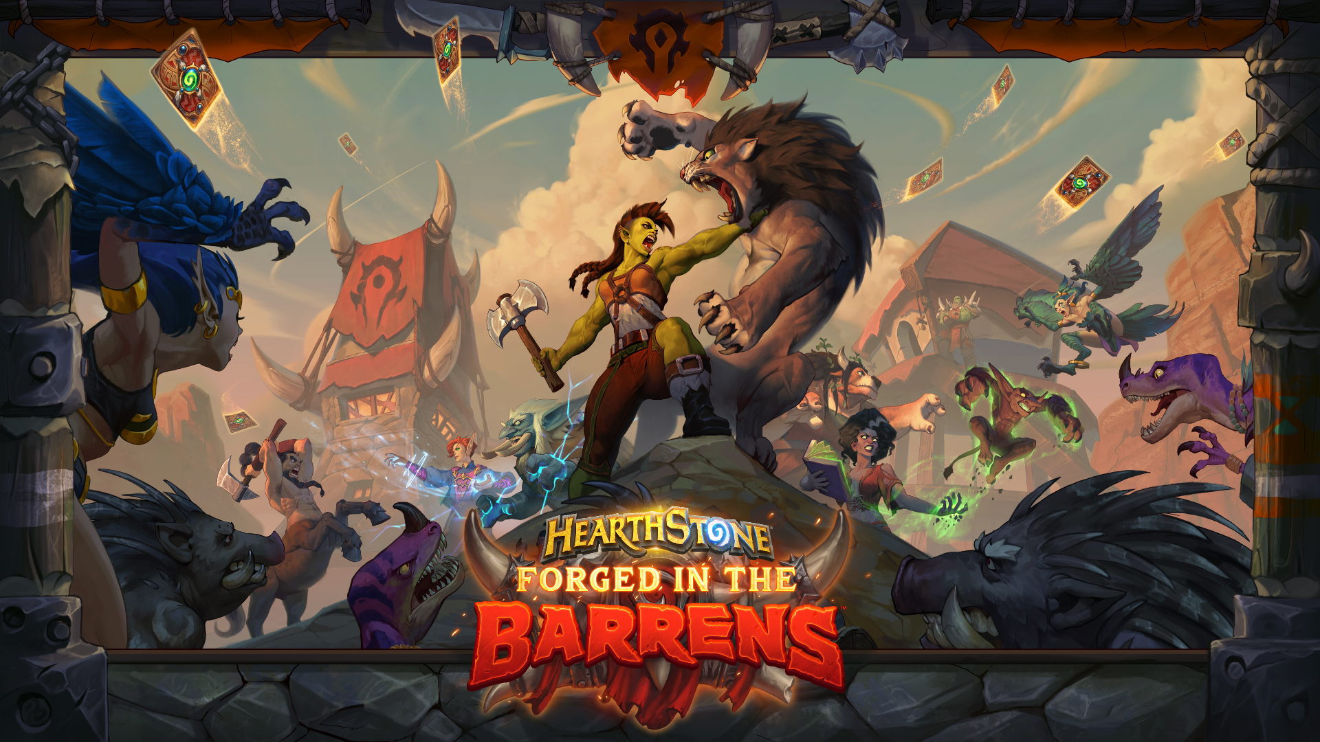 Hearthstone se adentra en la temporada de revelación de cartas de «Forjado en Los Baldíos»