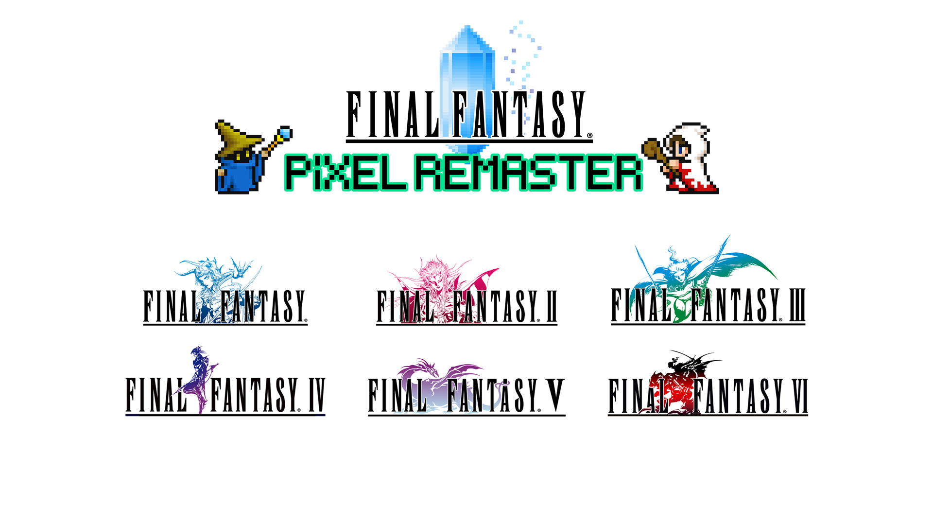 Final Fantasy Pixel Remaster trae del I al VI de vuelta a la vida