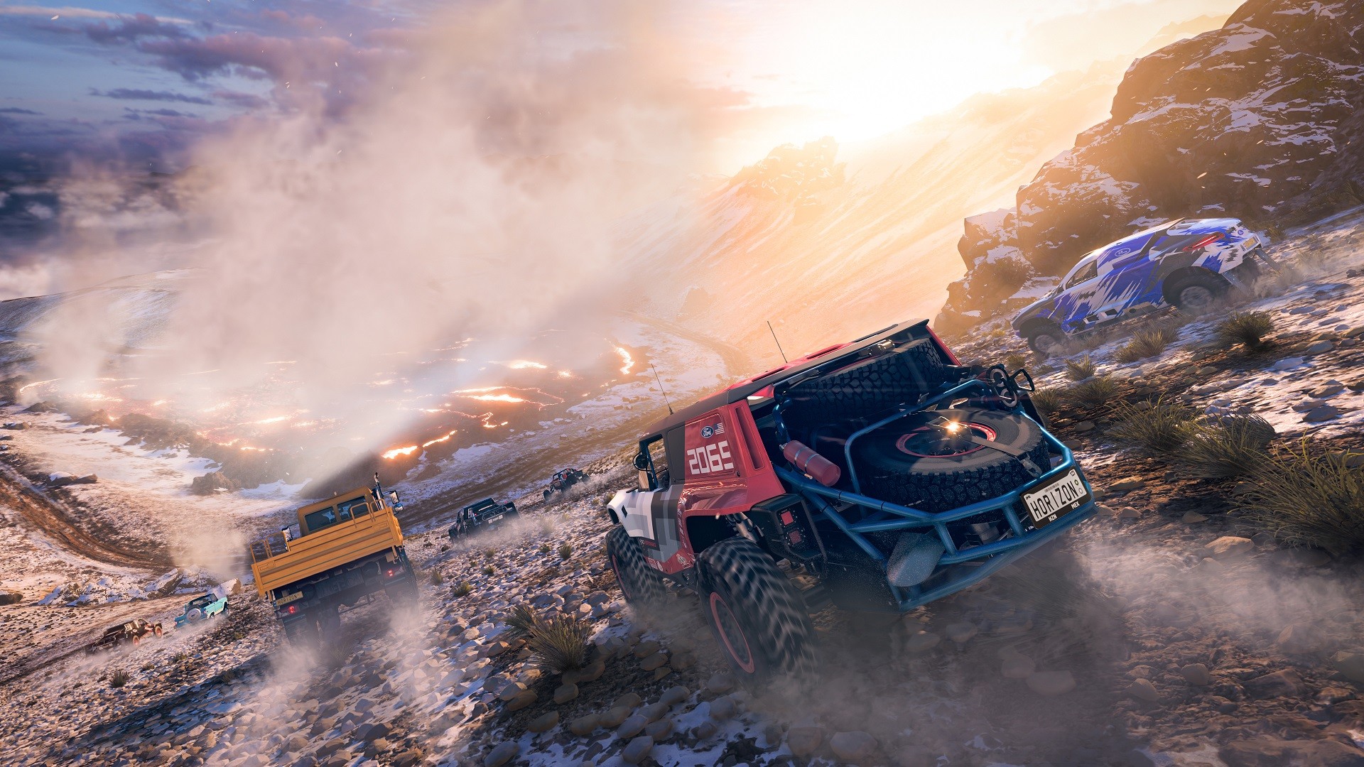 Forza Horizon 5 muestra los cambios de clima y ambientación