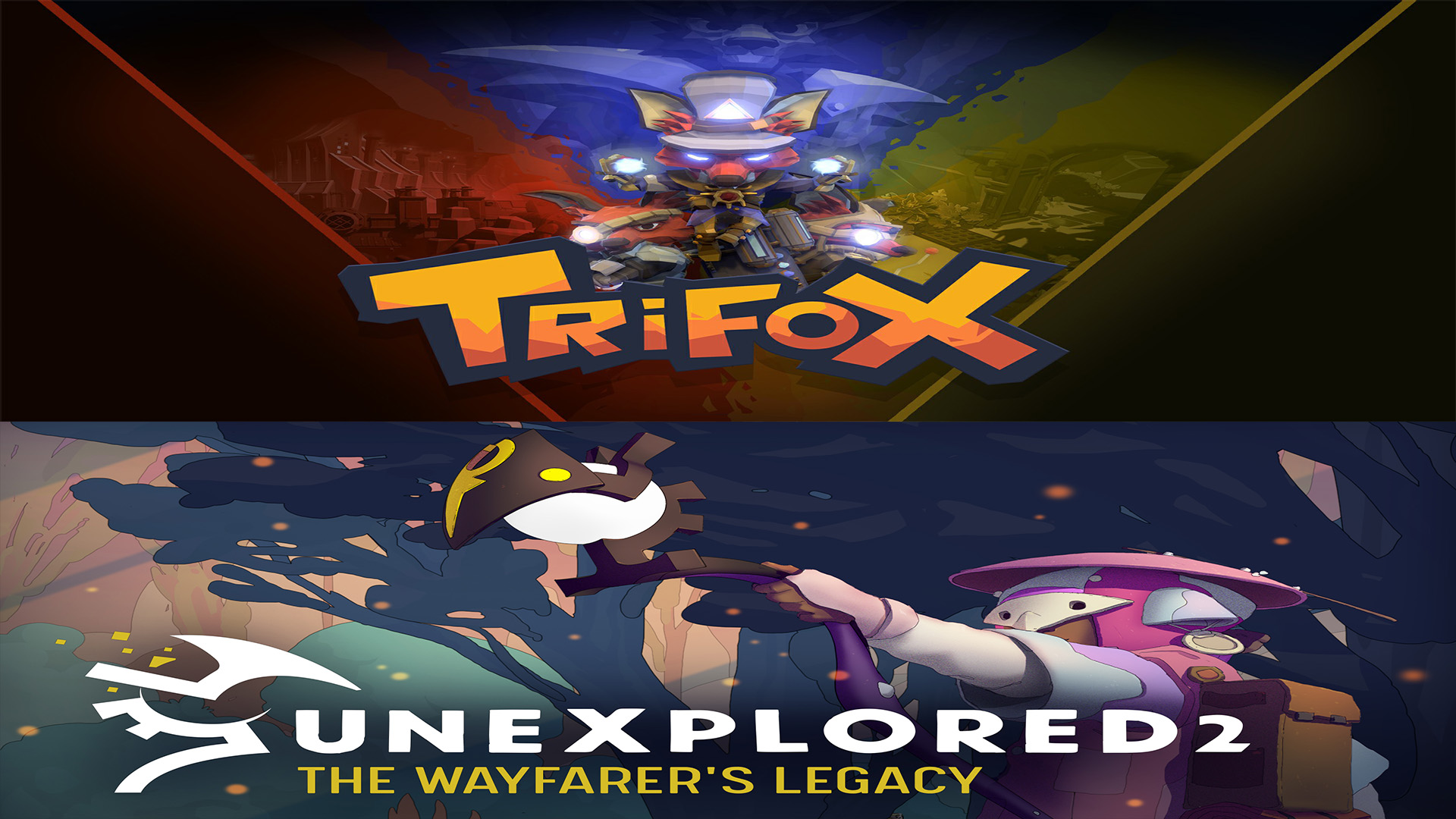 Trifox y Unexplored 2 se presentarán en el Steam Next Fest