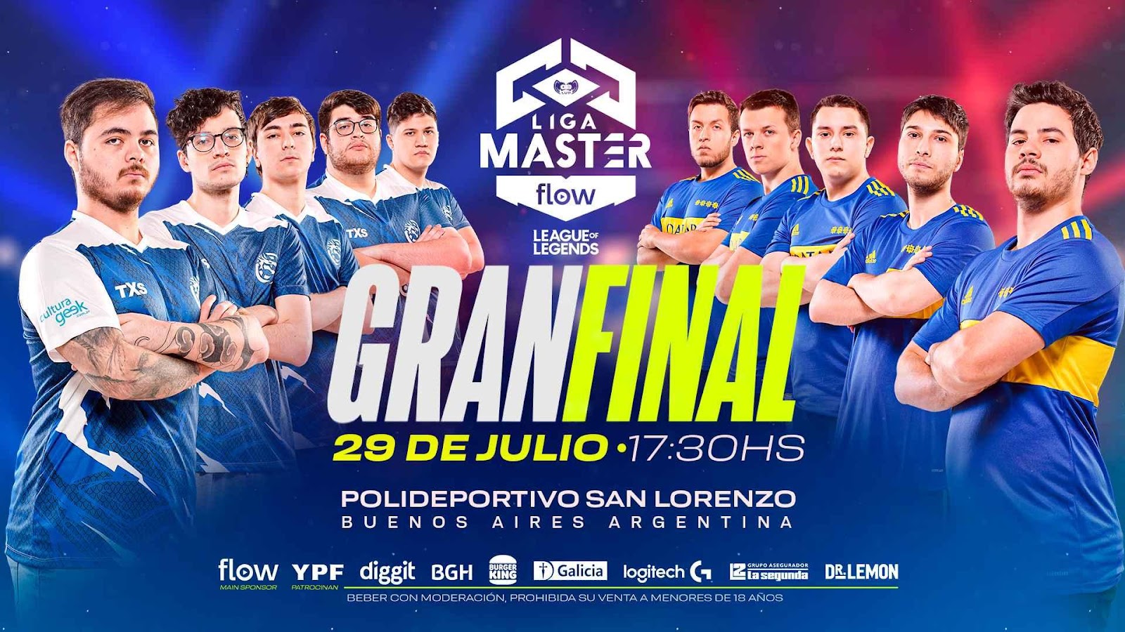 Llega la Gran Final de la Liga Master Flow Clausura 2022
