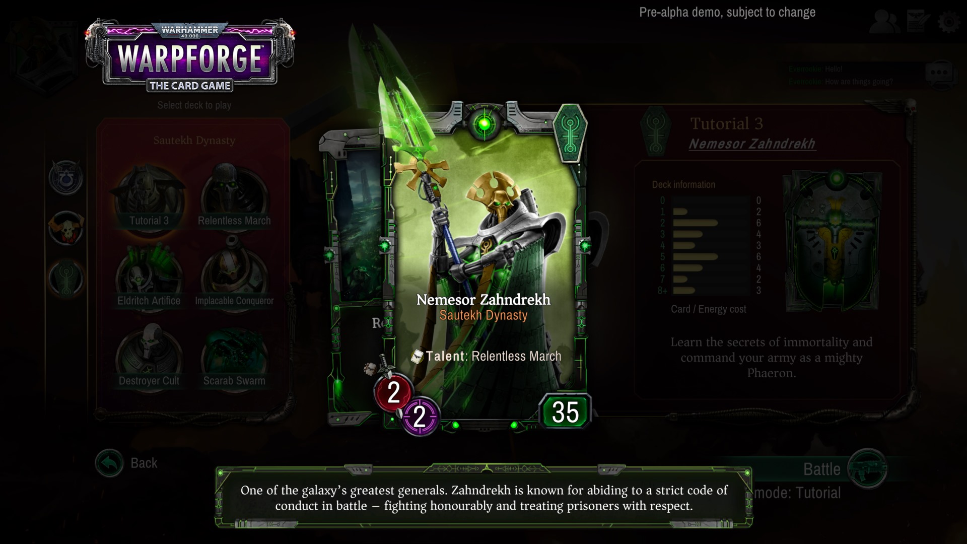 Cartas Necrones Warpforge