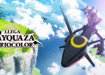 Rayquaza variocolor será protagonista en los próximos eventos de Pokémon Scarlet y Pokémon Violet